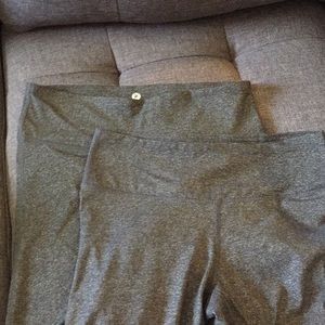 90 Degree by Reflex Gray Pair Yoga Leggings Sz Sm